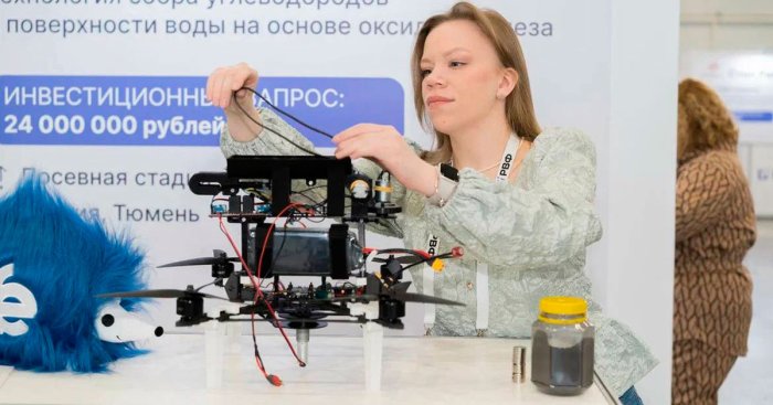 Студенты из Тюмени разработали технологию магнитной очистки нефтяных разливов