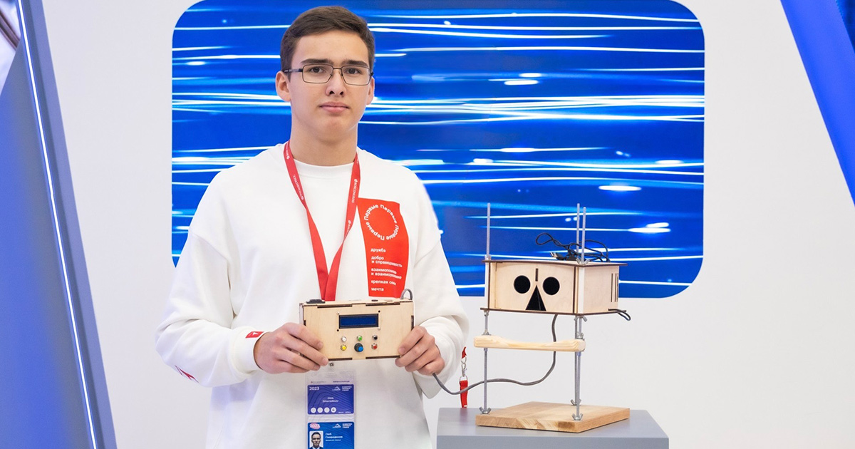 Глеб Смородинов, участник Университетской стартап-студии при КФУ, основатель стартапа «Бинофор»